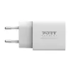 PORT Designs PORT Connect nástenná nabíjačka 20W USB-C PD s úložným puzdrom biela