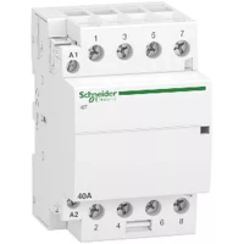 APC Schneider Electric A9C20844 impulzné relé, 2-pólové, 40 A, 230-240 V AC, DIN lišta, viacfarebný
