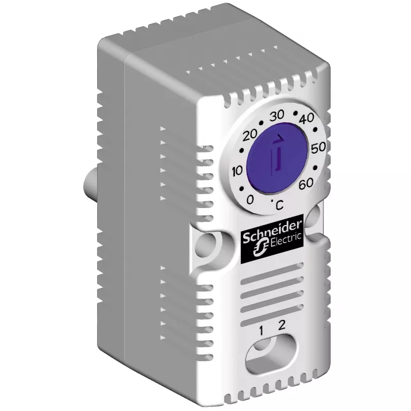 APC NSYCCOTHO termostat pre rozvádzače, NC, 0-60°C, DIN lišta, sivá
