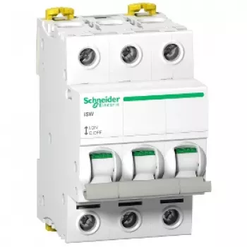 Schneider Electric Acti9 iSW A9S65363 3-pólový odpojovač 63A 400V AC biela