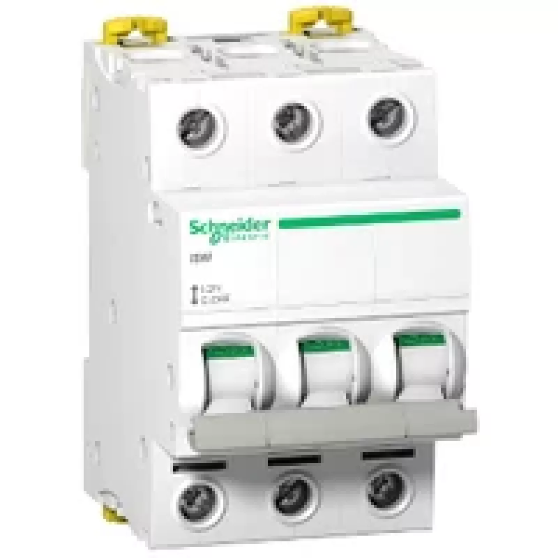 Schneider Electric Acti9 iSW A9S65363 3-pólový odpojovač 63A 400V AC biela