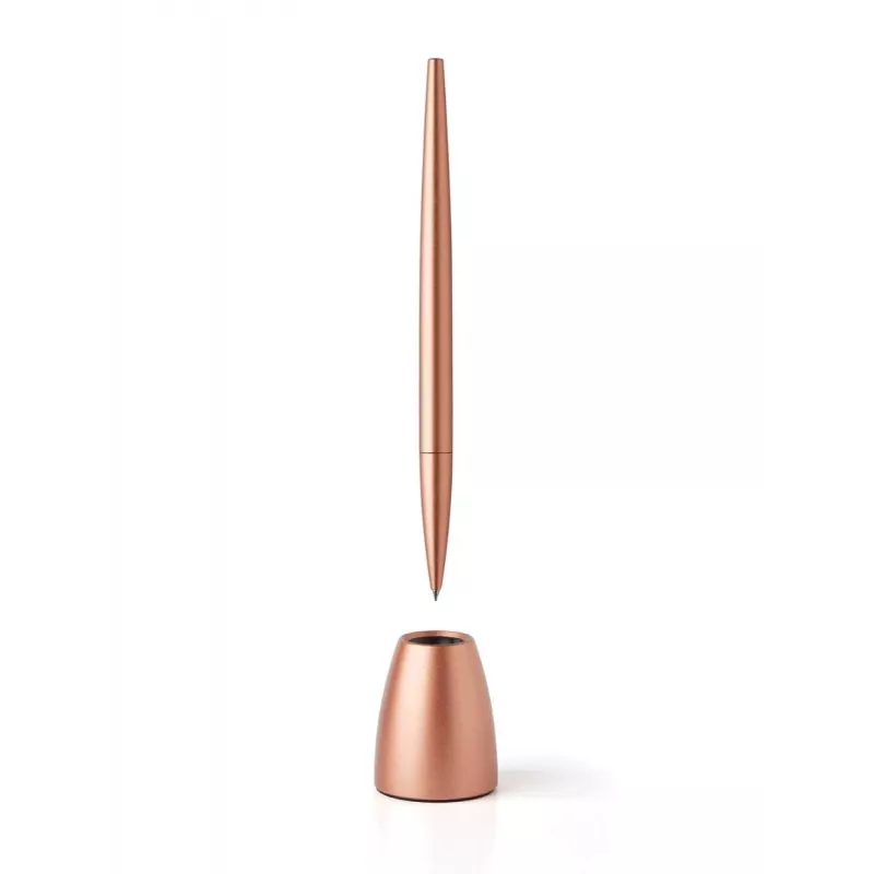 Lexon Scribalu Guľôčkové pero so základňou Soft Gold LS64P1