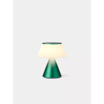 Lexon Luma M LED lampa tmavá zelená LH87DG1