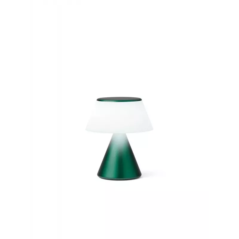 Lexon Luma M LED lampa tmavá zelená LH87DG1