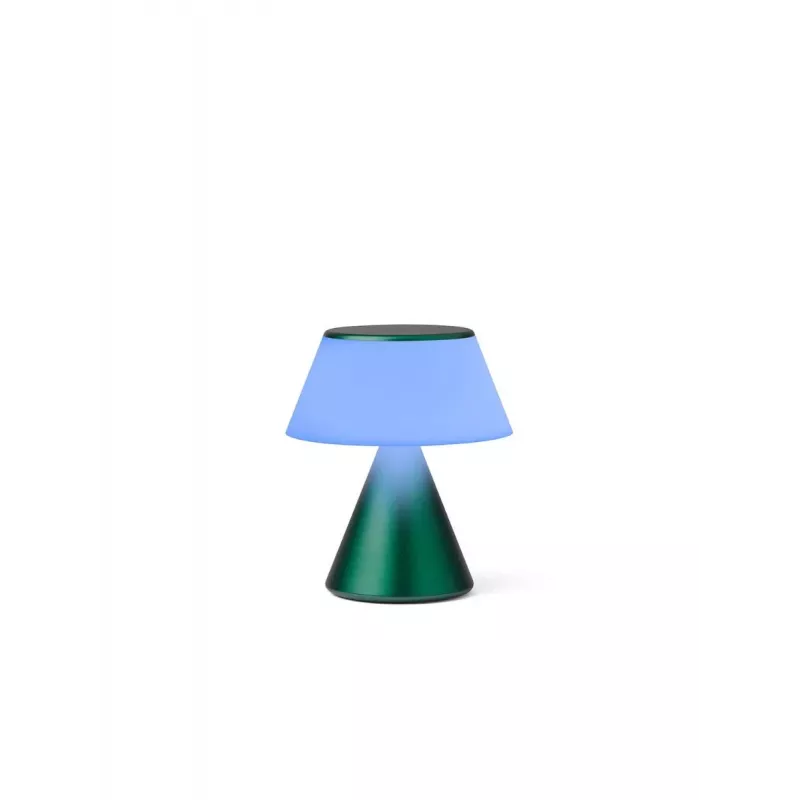 Lexon Luma M LED lampa tmavá zelená LH87DG1