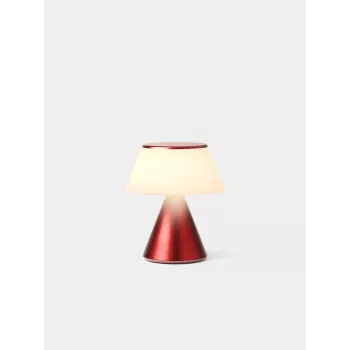 Lexon Luma M LED lampa tmavá červená LH87DR