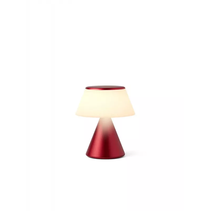 Lexon Luma M LED lampa tmavá červená LH87DR