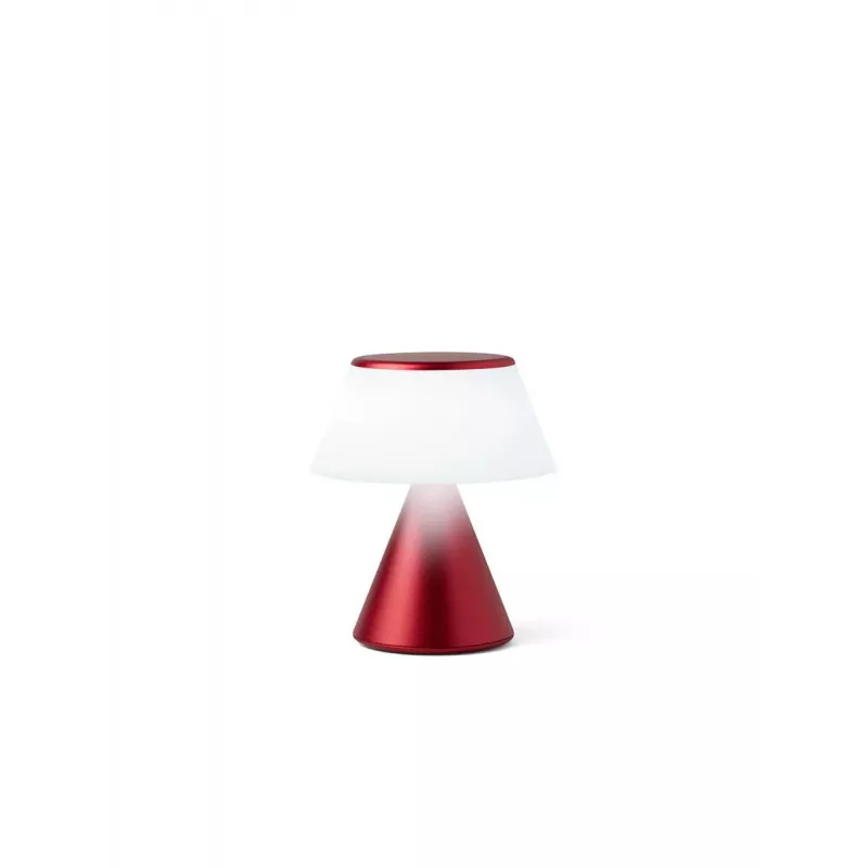 Lexon Luma M LED lampa tmavá červená LH87DR