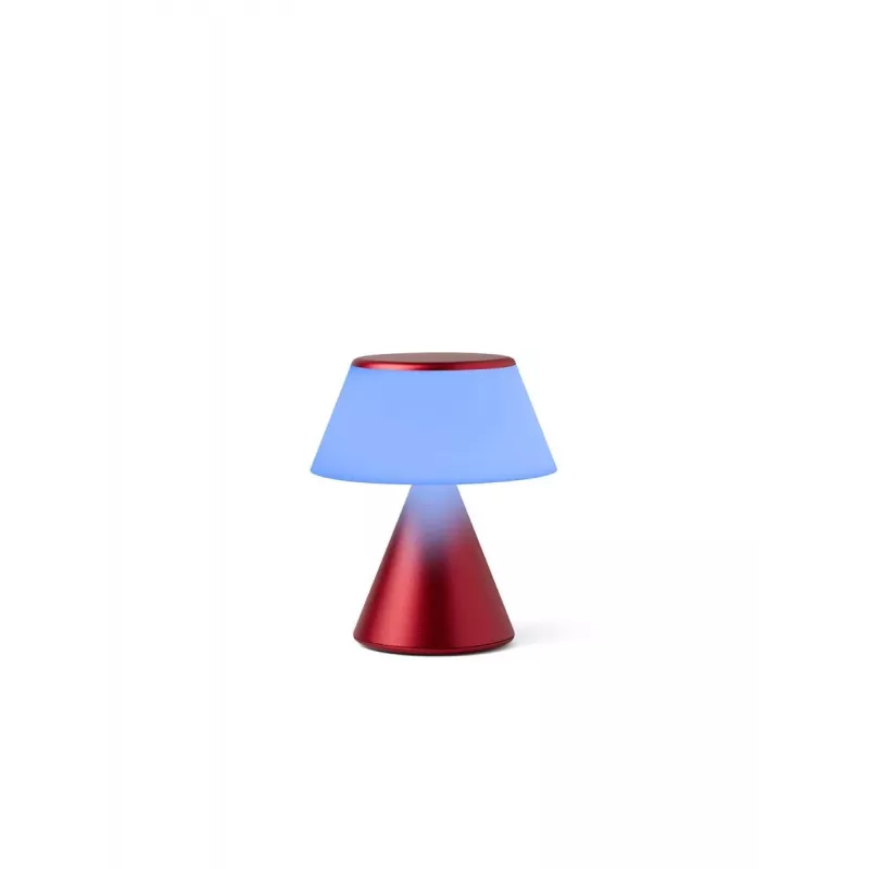 Lexon Luma M LED lampa tmavá červená LH87DR
