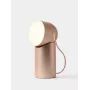 Lexon Orbe prenosná LED lampa zlatá LH88D