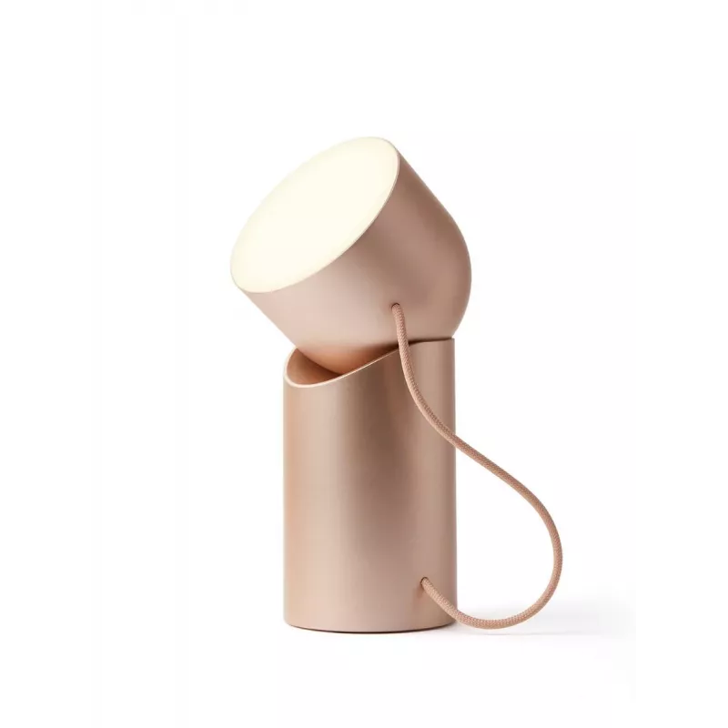 Lexon Orbe prenosná LED lampa zlatá LH88D