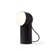 Lexon Orbe prenosná LED lampa čierna LH88N