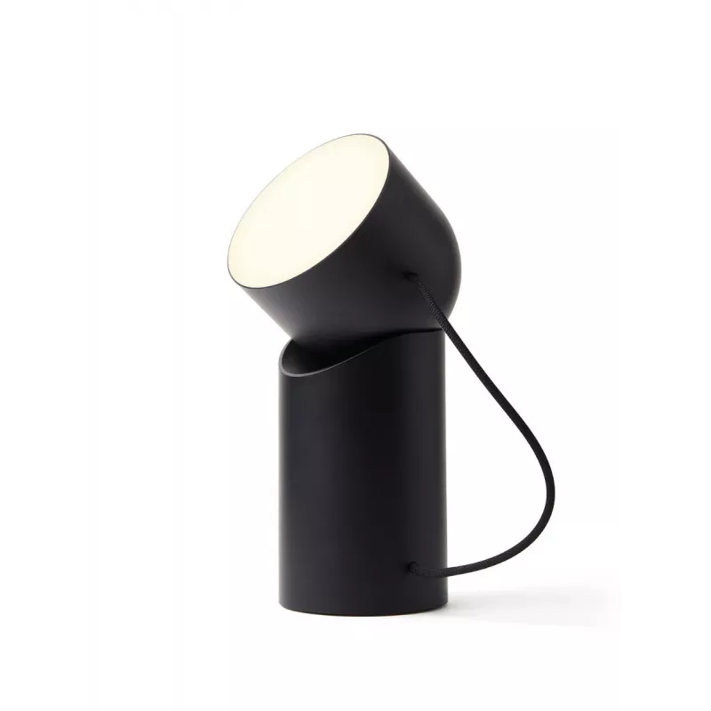 Lexon Orbe prenosná LED lampa čierna LH88N