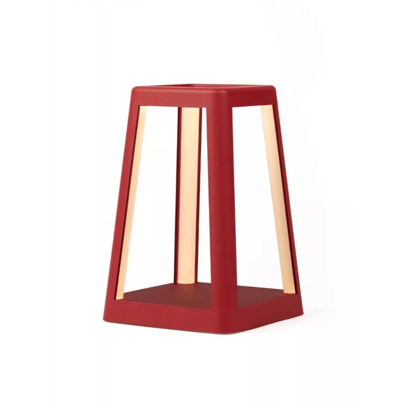 Lexon Laterna LED lampa s bezdrôtovou nabíjačkou tmavočervená LH94DR