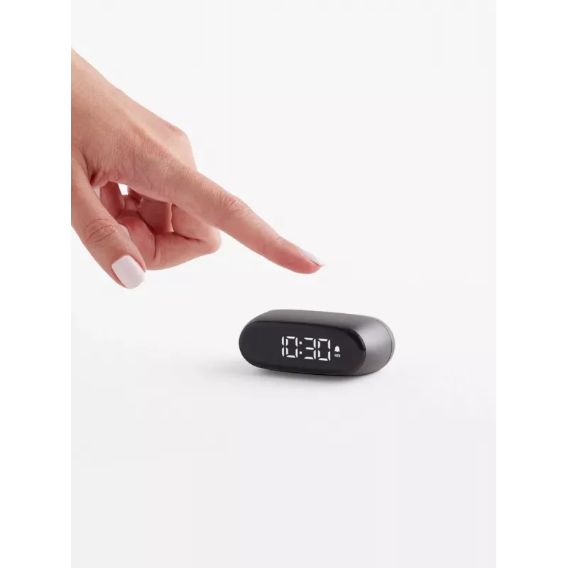Lexon Minut Mini budík Gun Metal LR154X