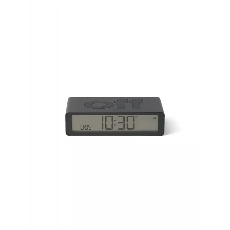 Lexon Flip Classic budík tmavosivý LR157G3