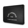 Karl Lagerfeld puzdro na notebook KLCS133RSGSFBK 13 palcov čierne Saffiano RSG