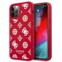 Guess GUHCP12LLSPEWRE iPhone 12 Pro Max 6,7 palca červené pevné puzdro Peony Collection