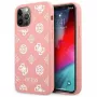 Guess GUHCP12LLSPEWPI iPhone 12 Pro Max 6,7 palca ružové pevné puzdro Peony Collection