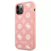 Guess GUHCP12LLSPEWPI iPhone 12 Pro Max 6,7 palca ružové pevné puzdro Peony Collection