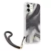 Guess GUHCP12SKSMAGR iPhone 12 Mini 5,4 palca sivé pevné puzdro Marble Collection