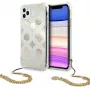 Guess GUHCN58KSPEGO pevné puzdro pre Apple iPhone 11 Pro 5,8 palca zlatá Peony Chain Collection