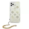 Guess GUHCN58KSPEGO pevné puzdro pre Apple iPhone 11 Pro 5,8 palca zlatá Peony Chain Collection