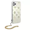 Guess GUHCN58KSPEGO pevné puzdro pre Apple iPhone 11 Pro 5,8 palca zlatá Peony Chain Collection