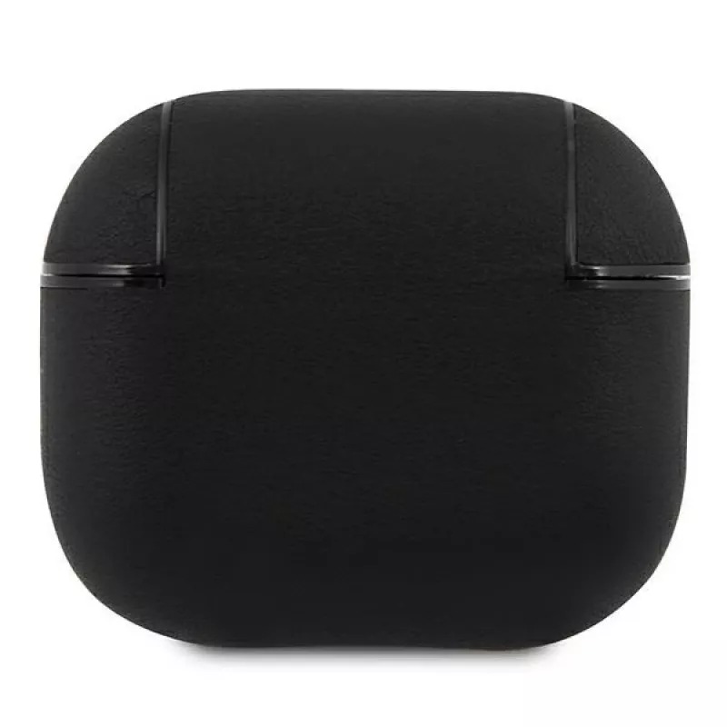 BMW BMA3SSLBK AirPods 3 puzdro čierne z pravej kože strieborné logo