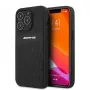 AMG AMHCP13LOSDBK pevné puzdro pre iPhone 13 Pro koža Curved Lines čierne