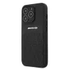 AMG AMHCP13LOSDBK pevné puzdro pre iPhone 13 Pro koža Curved Lines čierne
