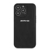 AMG AMHCP13LOSDBK pevné puzdro pre iPhone 13 Pro koža Curved Lines čierne