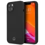 Mercedes-Benz Silicone Line pevné puzdro pre Apple iPhone 13 mini 5,4 palca - čierne