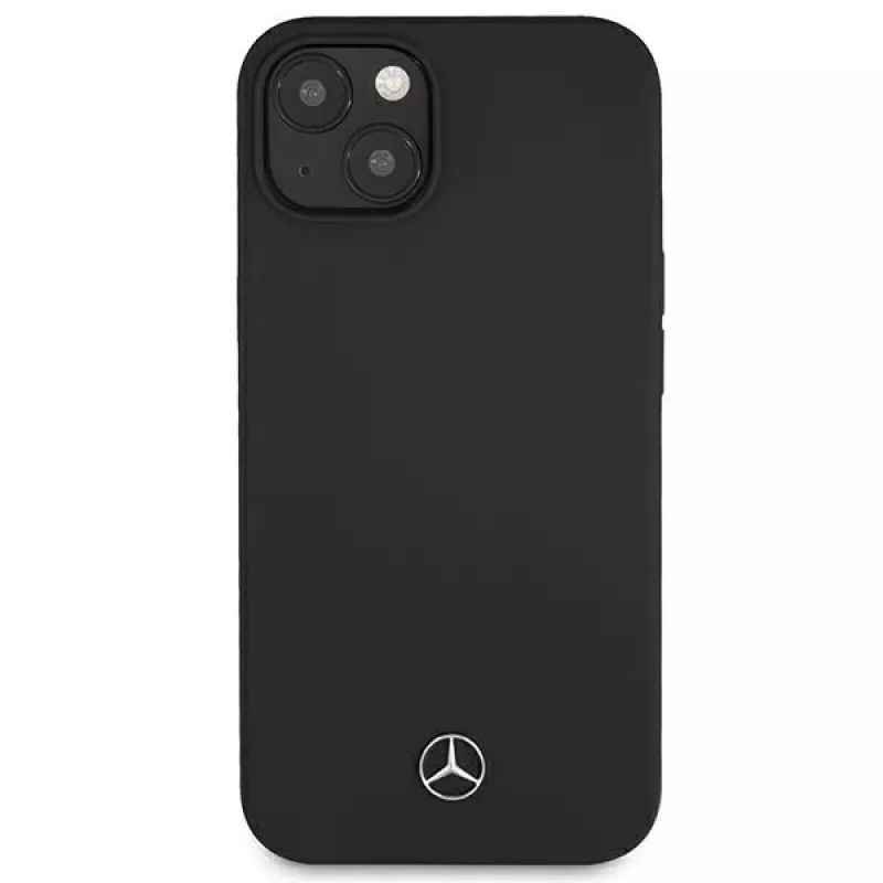 Mercedes-Benz Silicone Line pevné puzdro pre Apple iPhone 13 mini 5,4 palca - čierne