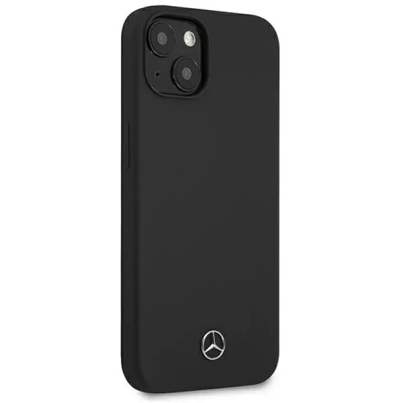 Mercedes-Benz Silicone Line pevné puzdro pre Apple iPhone 13 mini 5,4 palca - čierne