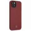 Mercedes-Benz Silicone Line pevné puzdro pre iPhone 13/14/15 6,1 palca červené