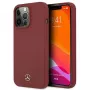 MERCEDES-BENZ MEHCP13LSILRE Silicone Line pevné puzdro pre iPhone 13 Pro / 13 6,1 palca červené