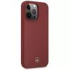 MERCEDES-BENZ MEHCP13LSILRE Silicone Line pevné puzdro pre iPhone 13 Pro / 13 6,1 palca červené