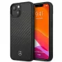 MERCEDES-BENZ MEHCP13SRCABK Dynamic Line pevné puzdro pre Apple iPhone 13 Mini 5,4 palca - čierne Carbon