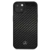 MERCEDES-BENZ MEHCP13SRCABK Dynamic Line pevné puzdro pre Apple iPhone 13 Mini 5,4 palca - čierne Carbon