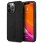 Mercedes-Benz MEHCP13LMBLBK iPhone 13 Pro /13 6,1 palca čierne pevné puzdro koža Meshed Metal Logo