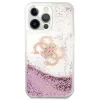 Guess GUHCP13XLG4GPI pevné puzdro pre Apple iPhone 13 Pro Max 6,7 palca ružové Liquid Glitter 4G Big