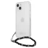 Guess GUHCP13MKPSBK iPhone 13 / 14 / 15 6,1 palca priehľadné pevné puzdro Black Pearl