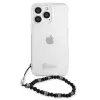 Guess GUHCP13XKPSBK iPhone 13 Pro Max 6,7 palca priehľadné pevné puzdro Black Pearl