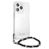 Guess GUHCP13XKPSBK iPhone 13 Pro Max 6,7 palca priehľadné pevné puzdro Black Pearl