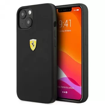 Ferrari FESSIHCP13SBK iPhone 13 mini 5,4 palca čierne pevné puzdro silikónové zadné krytie