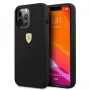 Ferrari FESSI pevné puzdro silikónové pre iPhone 13 Pro Max 6,7 palca čierne