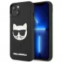 Karl Lagerfeld KLHCP13SCH3DBK pevné puzdro pre Apple iPhone 13 Mini 5,4 palca čierne 3D gumové Choupette
