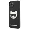 Karl Lagerfeld KLHCP13SCH3DBK pevné puzdro pre Apple iPhone 13 Mini 5,4 palca čierne 3D gumové Choupette