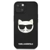 Karl Lagerfeld KLHCP13SCH3DBK pevné puzdro pre Apple iPhone 13 Mini 5,4 palca čierne 3D gumové Choupette